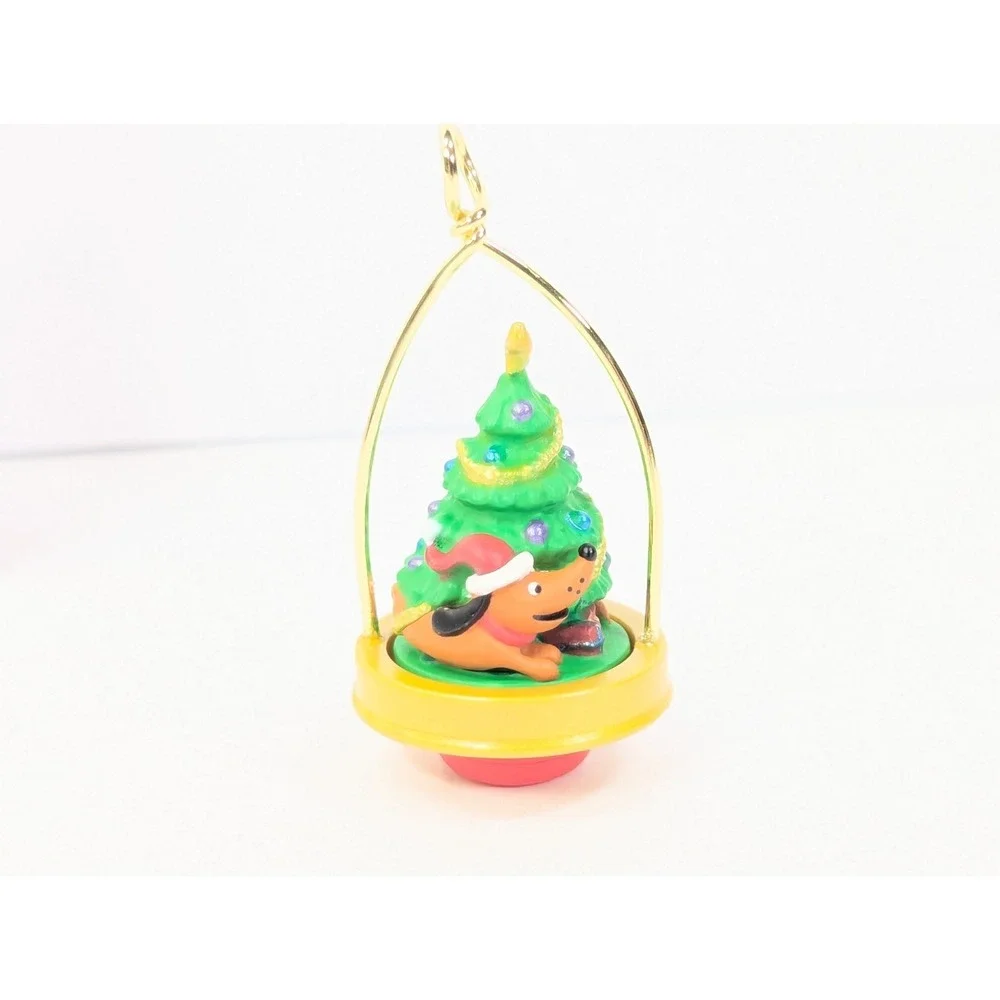 Hallmark 2019 Chasing His Tail‎ Keepsake Miniature Christmas Ornament Dog